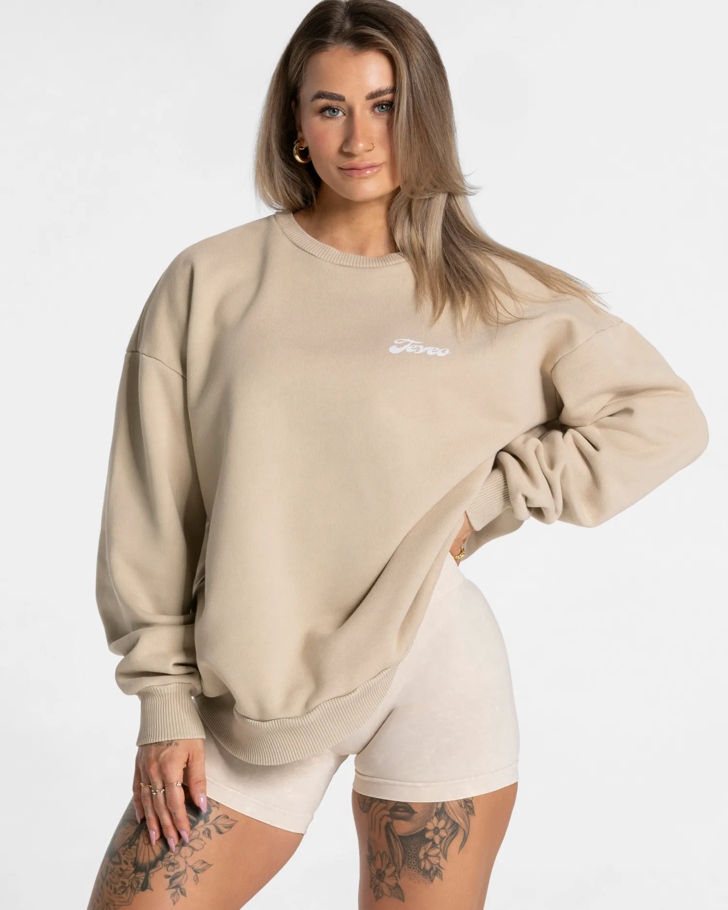 TEVEO Acid Oversized Sweater ""^Damen Hoodies & Jacken