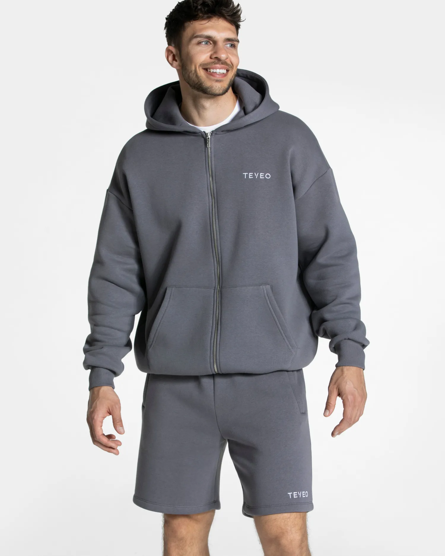 TEVEO Arrival Oversized Zip Hoodie ""^Herren Hoodies & Sweatjacken