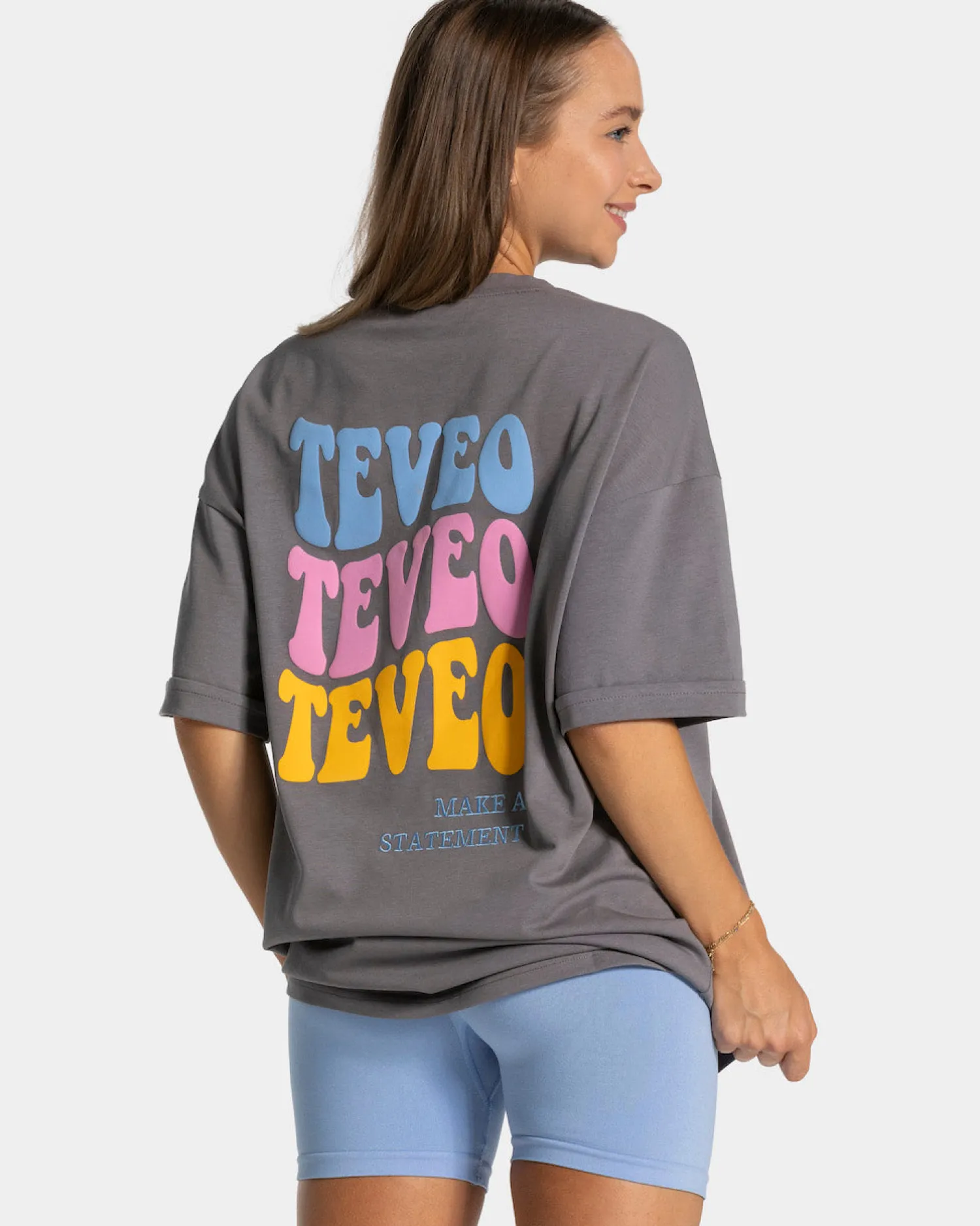 TEVEO Candy Oversized T-Shirt ""^Damen T-shirts