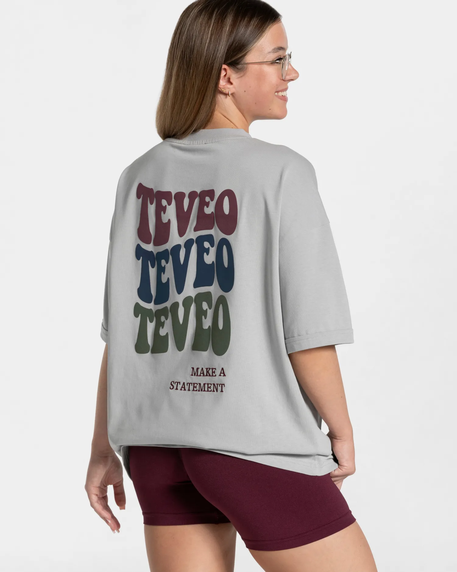 TEVEO Candy Oversized T-Shirt ""^Damen T-shirts