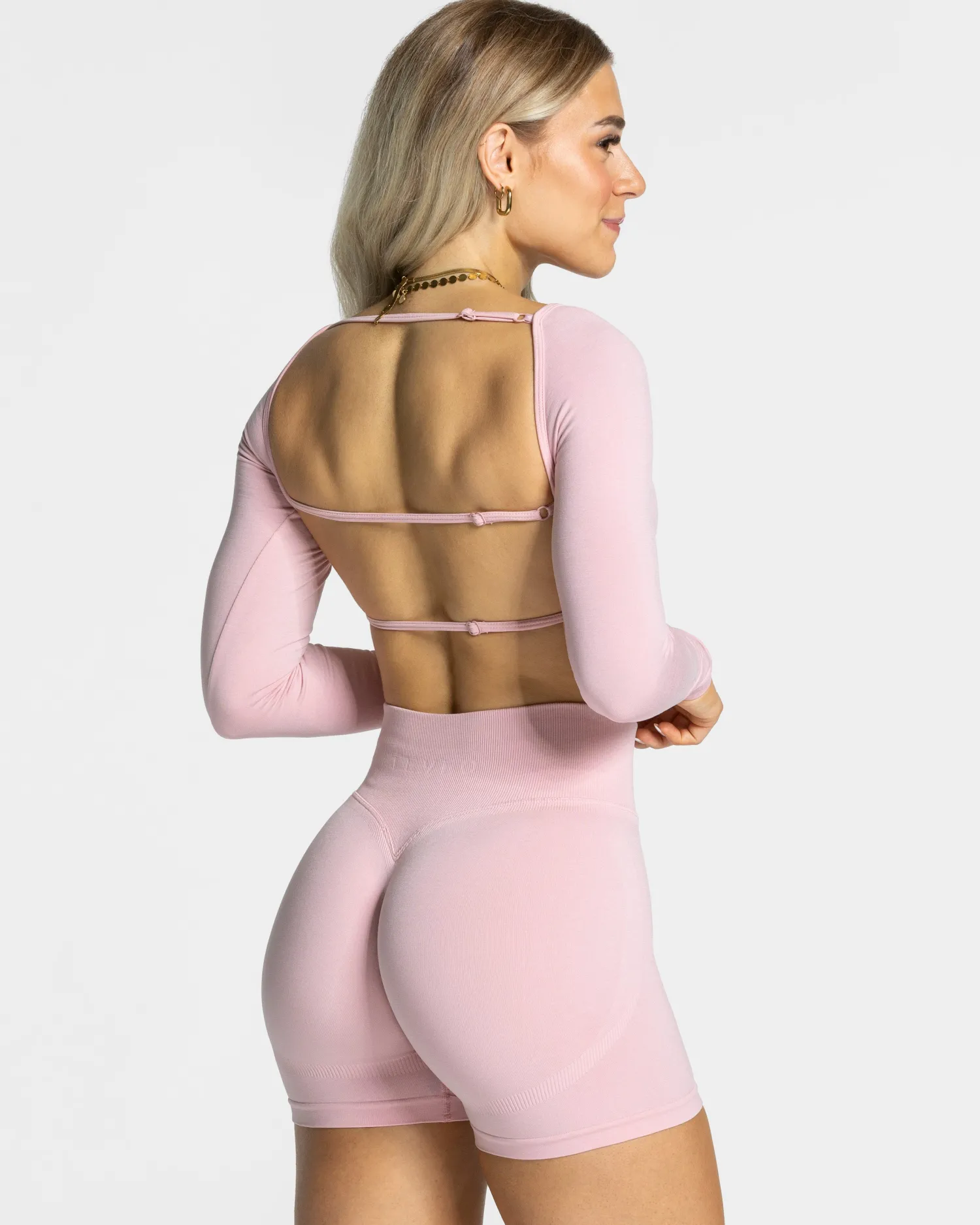 TEVEO Femme Backless Longsleeve ""^Damen Longsleeves