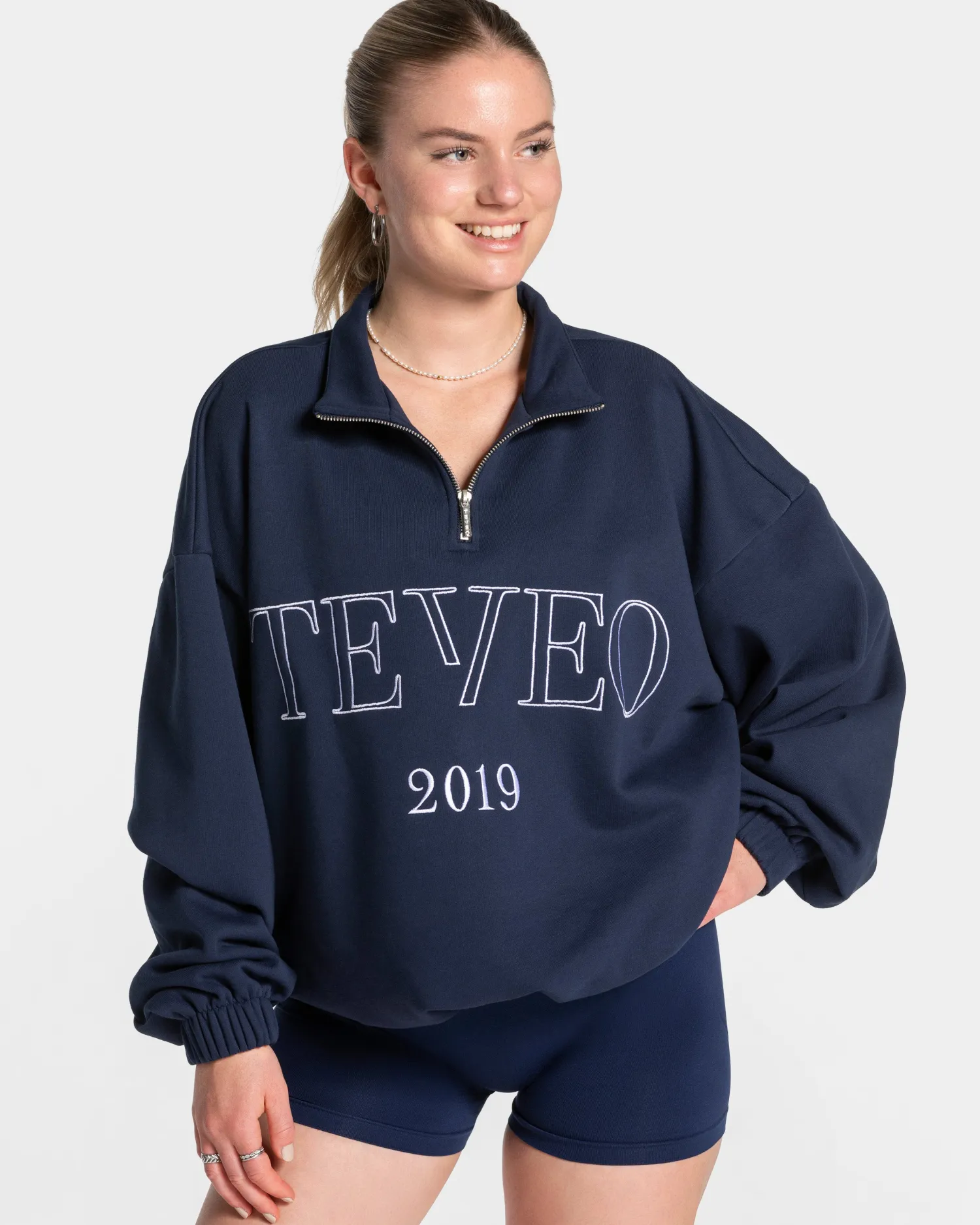 TEVEO Femme Half Zip Sweater ""^Damen Hoodies & Jacken