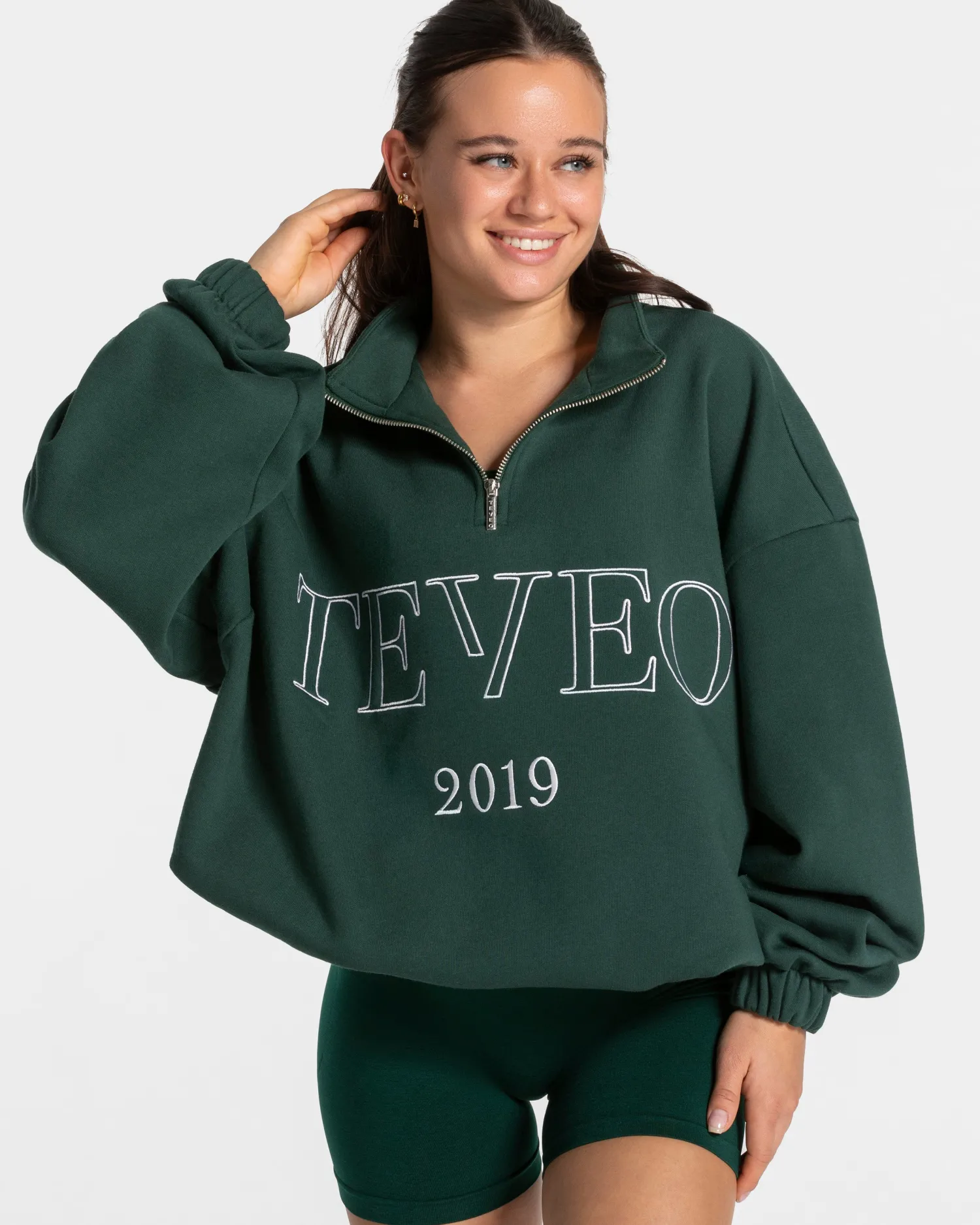 TEVEO Femme Half Zip Sweater ""^Damen Hoodies & Jacken