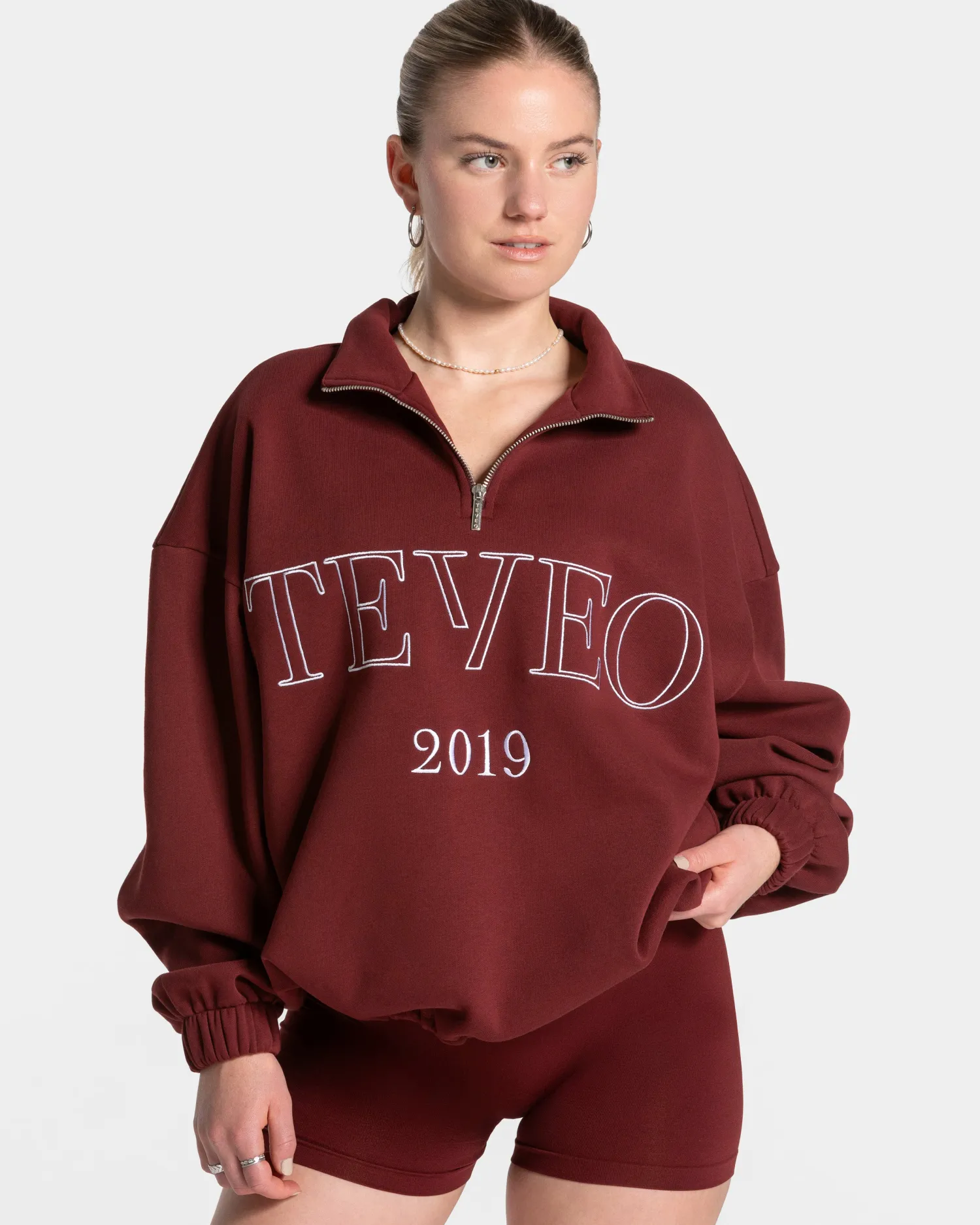 TEVEO Femme Half Zip Sweater ""^Damen Hoodies & Jacken